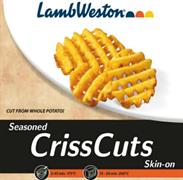 LAMBWESTON PAT. SEASONED CRISSCUTS SKIN-ON 4BST X2,5KG