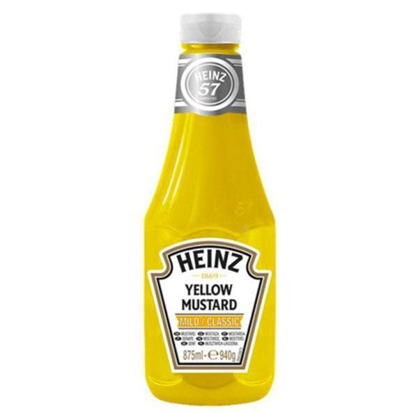 SALSA HEINZ SENAPE (YELLOW MUSTARD) X875ML