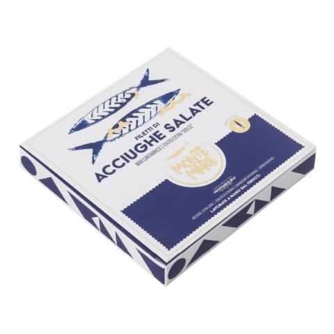 ALICI SALATE A FILETTI O/OLIVA  PROFONDO BLU DA 90GR