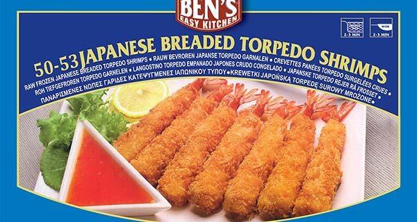 GAMBERI TORPEDO EBI-FRY(32PZ X25GR) 10CF X800GR